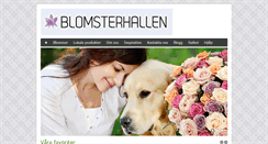 Desktop Screenshot of blomsterhallen.com